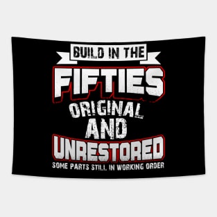 Build In The Fifties Original And Unrestored Costume Gift Tapestry