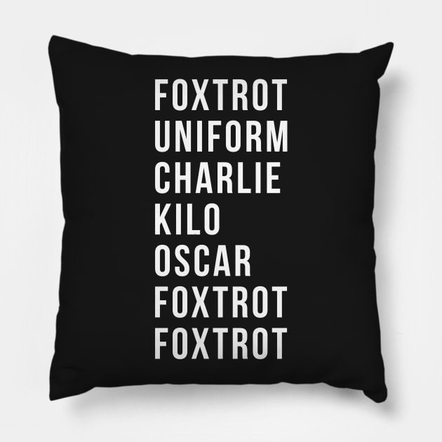 Foxtrot Pillow by uncleodon