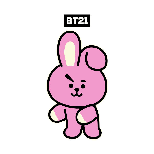 bt21 bts exclusive design 72 by Typography Dose