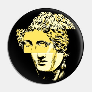 Italian Renaissance sliced Face - renaissance era art Pin