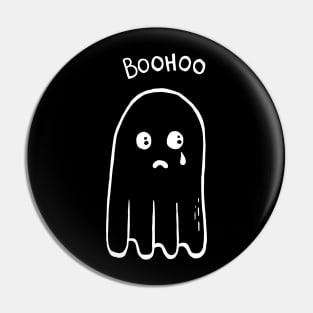 Boohoo Ghost (White) Pin