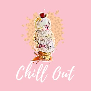 Cherry Ice Cream - Chill Out T-Shirt