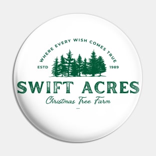 Swift Acres Christmas Tree Farm (Green) Pin