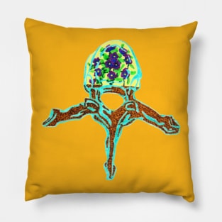 Thoracic Vertebra Terrarium Pillow