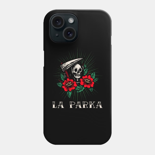 La Parka Phone Case by Vintage Oldschool Apparel 