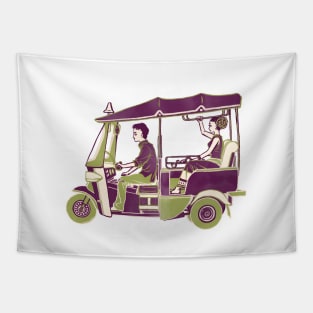 People of Thailand - Tuk Tuk Tapestry