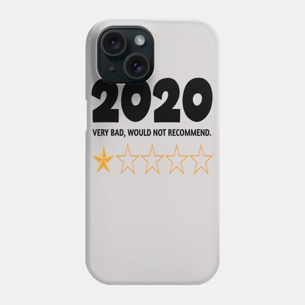 2020 Very Bad Would Not Recommend Phone Case by DZCHIBA