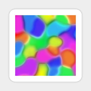 Bright Multicolor Gradient Abstract Magnet