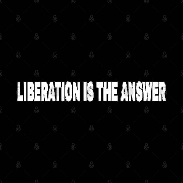 LIBERATION Is The Answer - Kwame Ture - Stokely Carmichael- Front by SubversiveWare