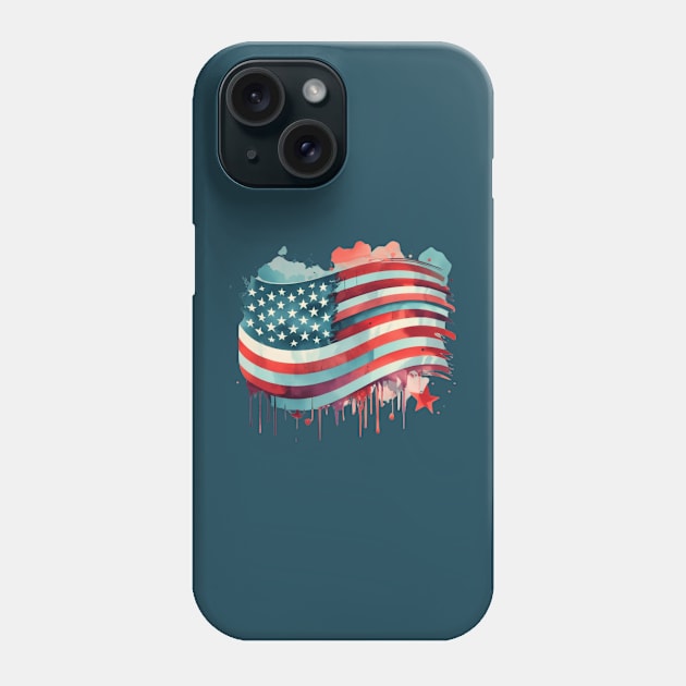 USA Flag Phone Case by SOS@ddicted