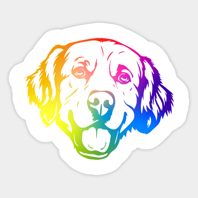 Pop Art Golden Retriever Retriever Sticker Teepublic