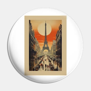 Affiche rétro - voyage - vintage - Paris Pin