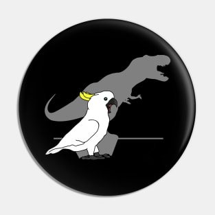 Sulphur Crested Cockatoo T-rex Pin