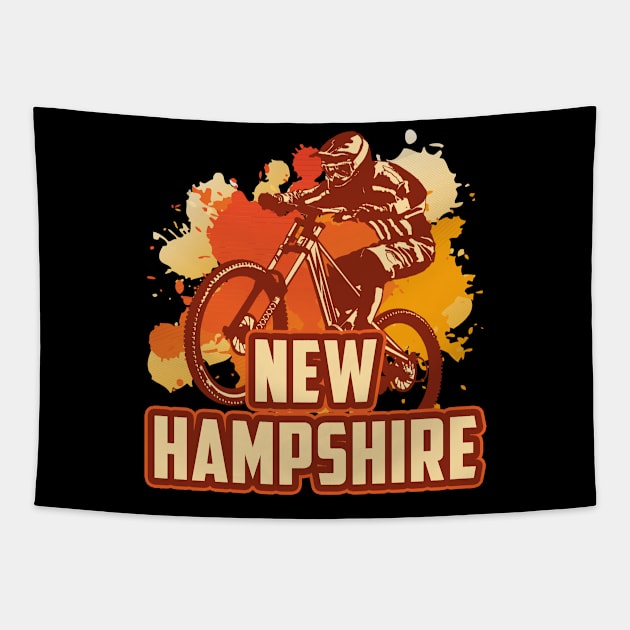 New Hampshire downhill biking Tapestry by SerenityByAlex