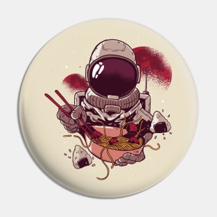 Ramen Astronaut Design Pin