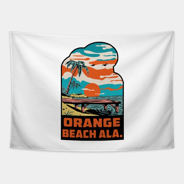 Orange Beach Alabama AL Tapestry by TravelTime