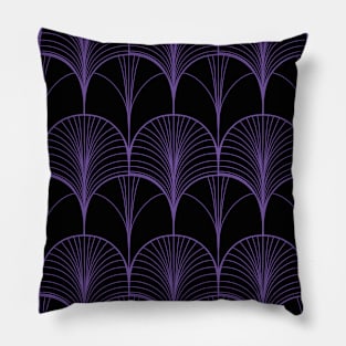 Art Deco Fan Pattern Pillow