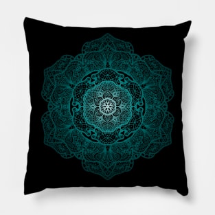 Elegant Mandala - Colored Lace Pillow