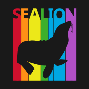 Cute Animal Rainbow Sea Lion T-Shirt