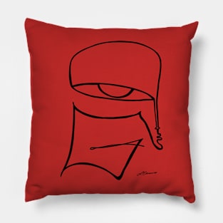 Abstract face Pillow