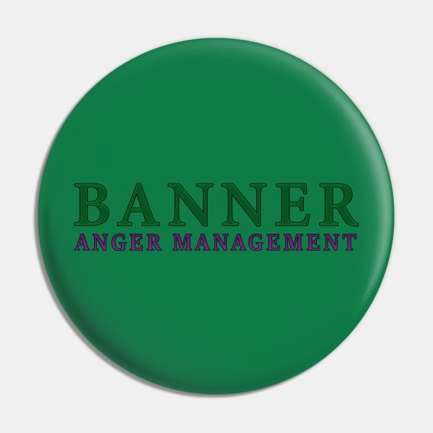 Banner Anger Management Pin by Sterling_Arts_Design