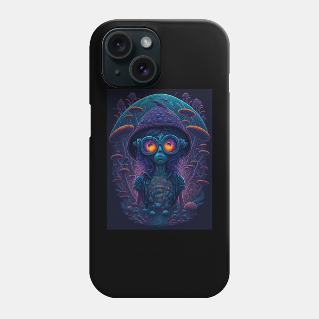 Techno Psy Shirt - Psychedelic Organism - Catsondrugs.com - #psychedelic #psychedelicart #trippy #psytrance #art #psy #trippyart #music #trance #rave #love #psychedelictrance #psyart #digitalart #psytranceworld #trancefamily Phone Case by catsondrugs.com