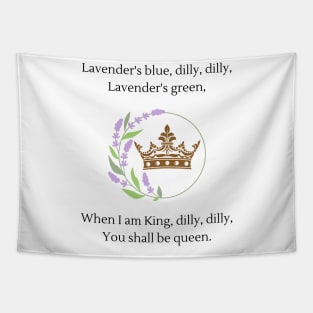 Lavender's blue dilly dilly nursery rhyme Tapestry