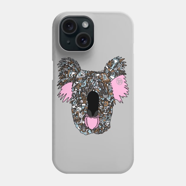 Mind of a Koala Phone Case by Materiaboitv