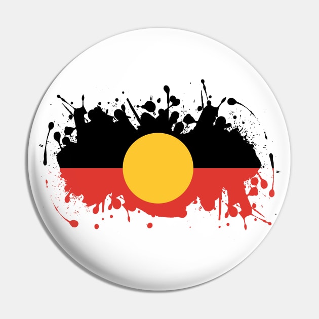 Aboriginal Flag Pin by CF.LAB.DESIGN