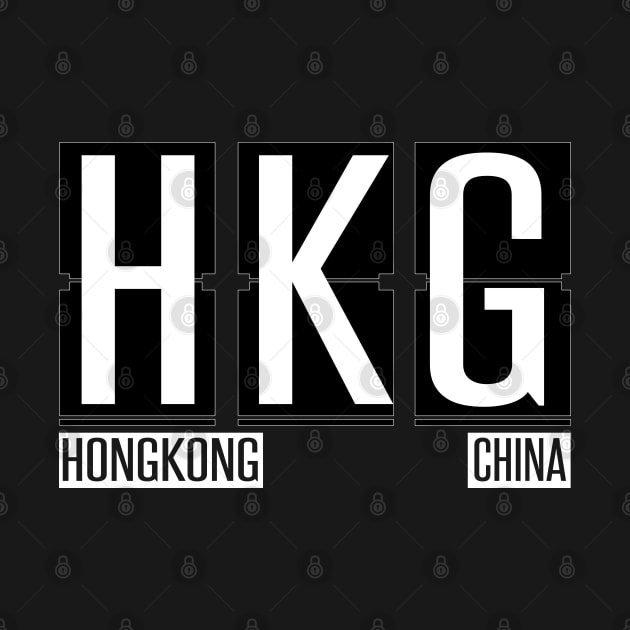 HKG - Hong Kong Souvenir or Gift Shirt Apparel by HopeandHobby