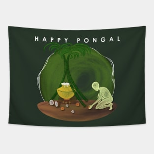 Happy Pongal Tapestry