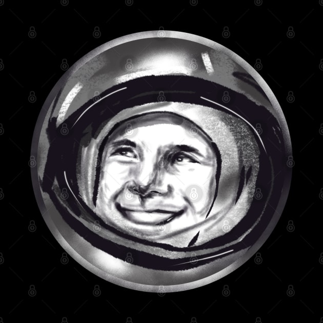 Gagarin merch.  cosmonaut. USSR space by barbasantara