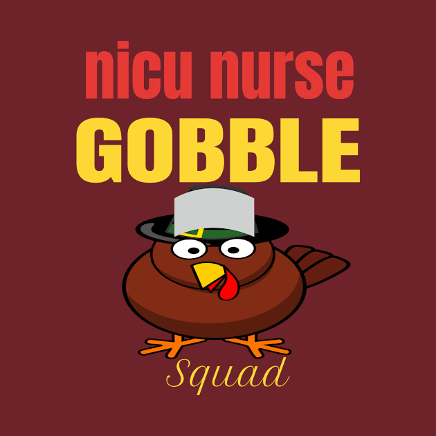 Nurse Turkey Fquad Funny Thanksgiving gift by rami99