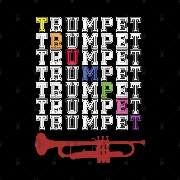 Colorful Trumpet by DePit DeSign