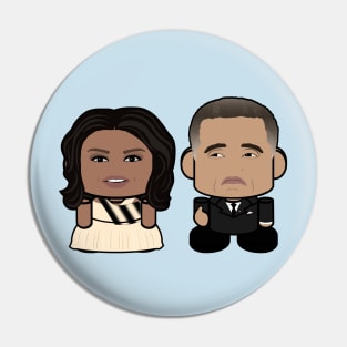 Mr. & Mrs. Obamabot POLITICO'BOT Toy Robot (Thumbs Up) Pin