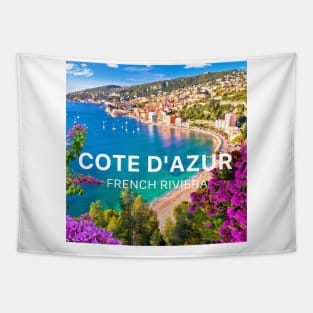 Cote D'Azur French riviera Tapestry