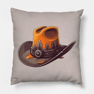 Classic Western Cowboy Hat Pillow