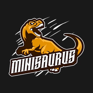 Minisaurus T-Rex Father and Son matching T-Shirt