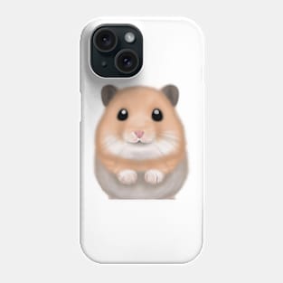 Cute Hamster Drawing Phone Case