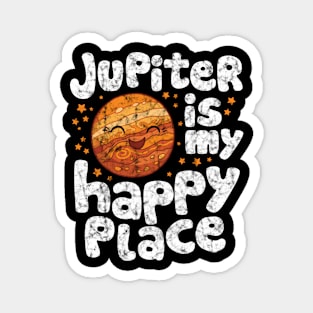 Jupiter is My Happy Place Magnet