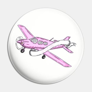 It’s A Girl Airplane Pin