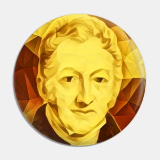 Thomas Robert Malthus Golden Portrait | Thomas Robert Malthus Artwork 9 Pin