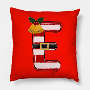 Letter E (Christmas Alphabet) Pillow