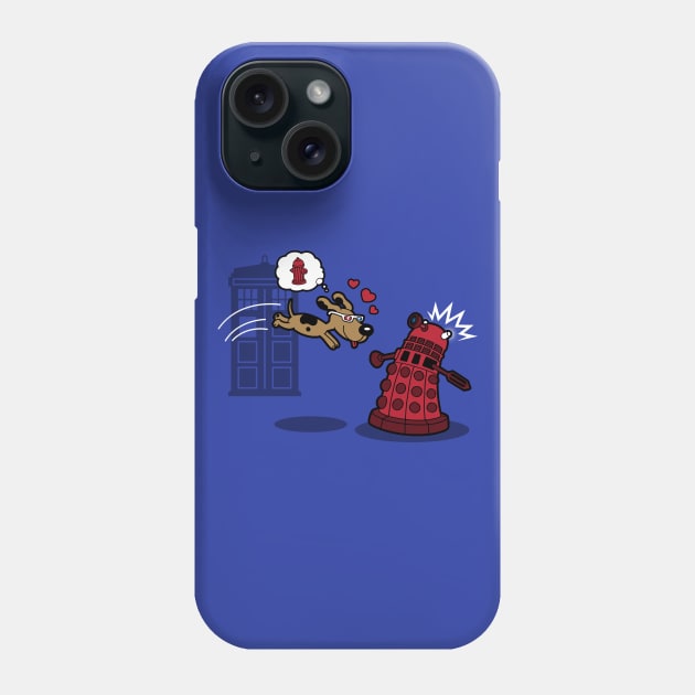 Doctor Wuff Funny Timelord Whovian Dog Gift For Sci-fi Lovers Phone Case by BoggsNicolas