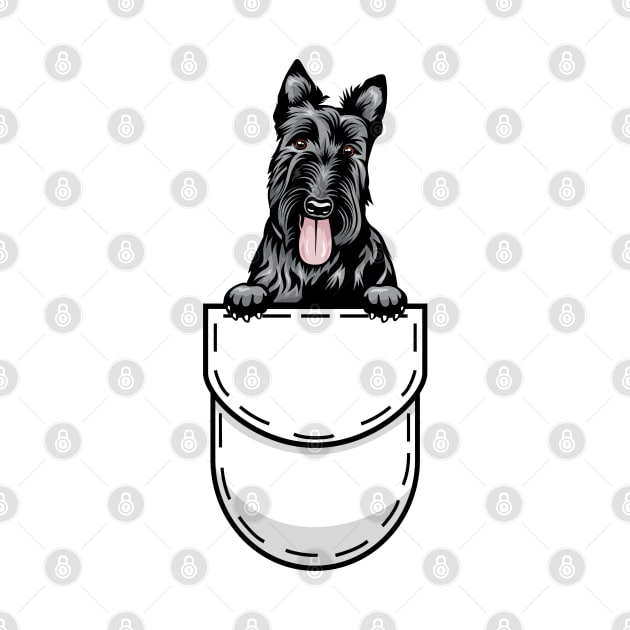 Funny Scottish Terrier Pocket Dog by Pet My Dog