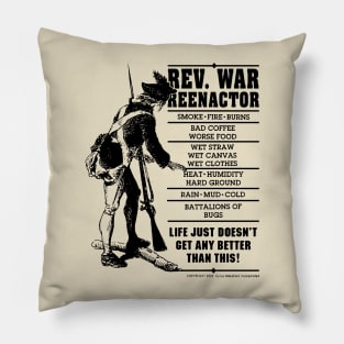 Revolutionary War Reenactor Pillow