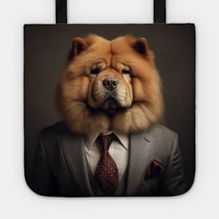 Chow Chow Dog in Suit Tote