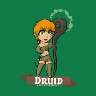 Druid: Paws for Effect T-Shirt