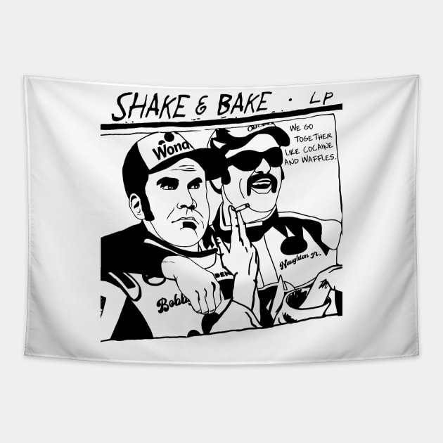 Shake and Bake Talladega Nights Goo Parody Tapestry by darklordpug