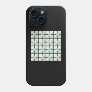 Mosaic Tile Cobalt and Sky Blue Phone Case